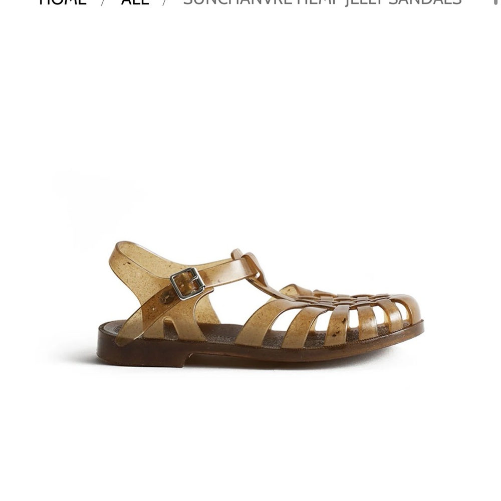 Stylish Tan Jelly Sandals for Women
